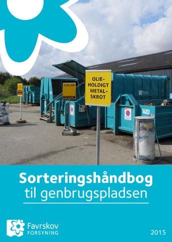 hvorslev genbrugsplads|Sorteringshåndbog til genbrugspladsen by Favrskov。